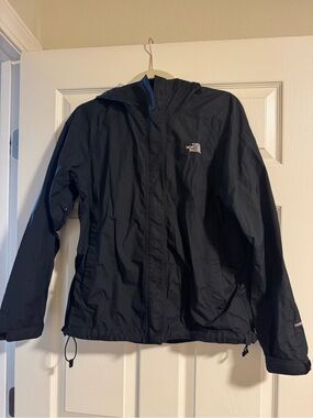Vintage The North Face Black Waterproof Hooded Jacket